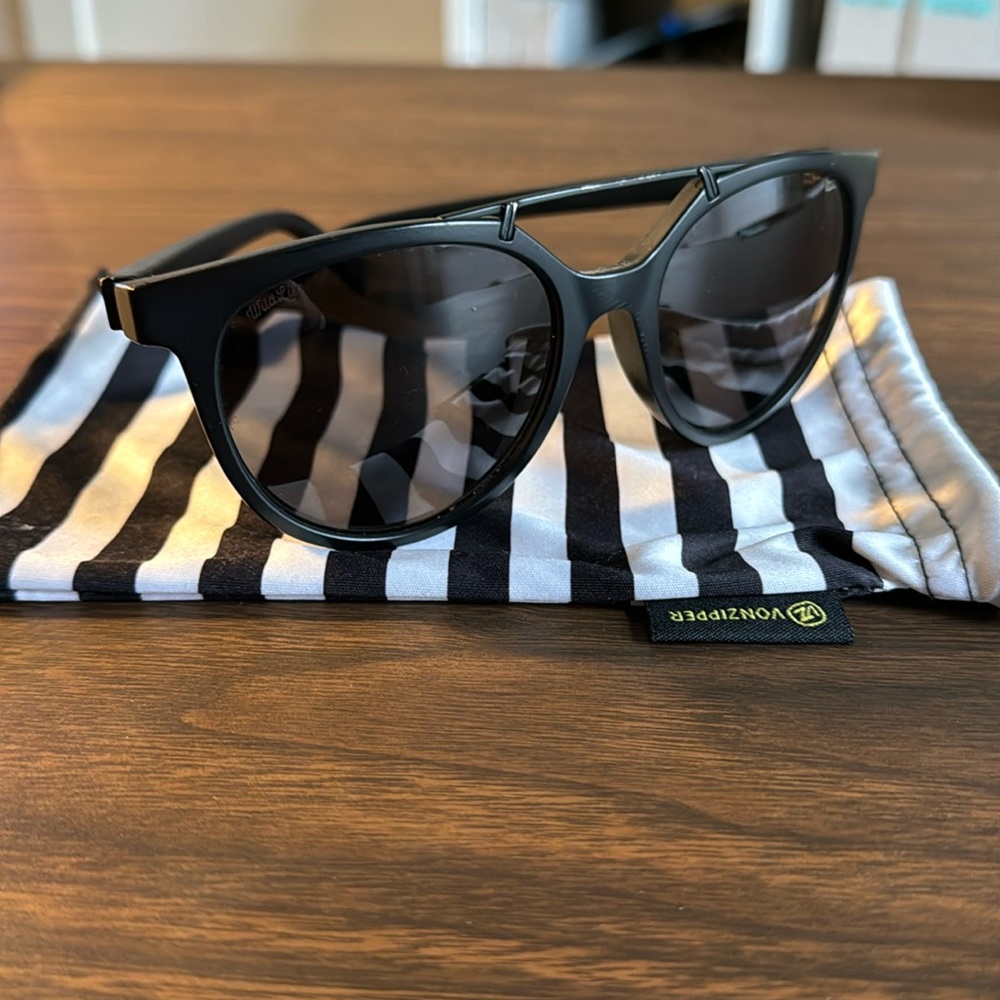 Von Zipper Black Sunglasses with Dark Lenses